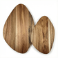 Acacia Wood Serving Boards — Set of 2 (Large + Small)