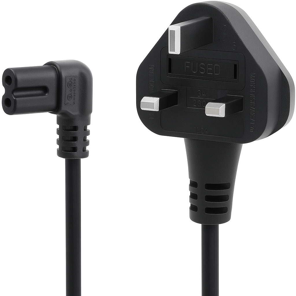 IEC C7 (Figure-8) UK Power Cable