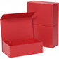 Red Magnetic Gift Boxes 3-Pack (33 × 25 × 12 cm)
