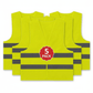 Reflective Safety Vests — 5 Pack