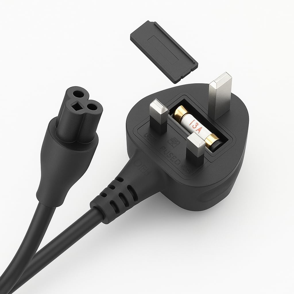 C5 Laptop Power Cable UK Plug