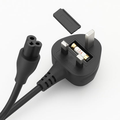 C5 Laptop Power Cable UK Plug