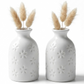 Mini Floral Ceramic Vases – Set of 2
