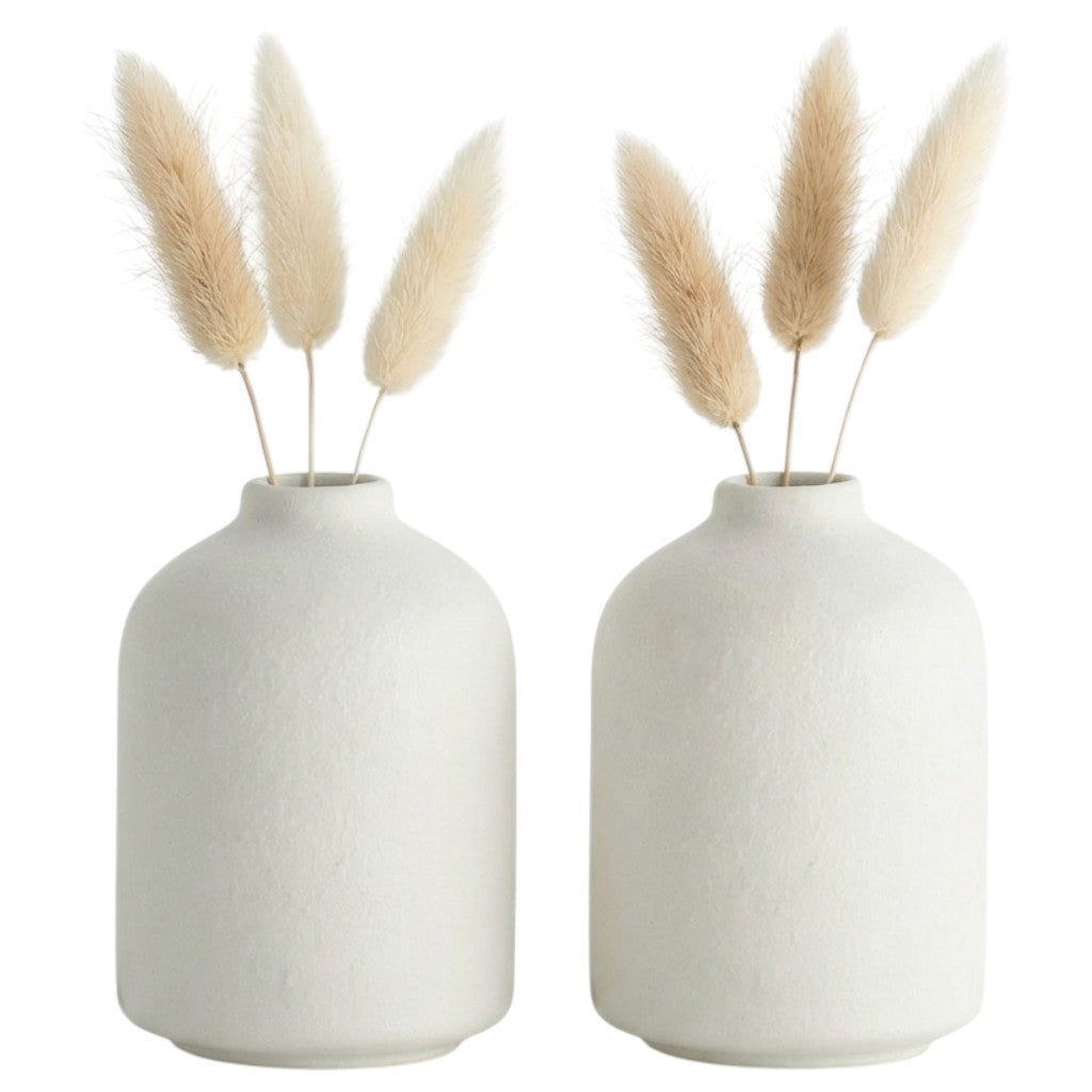 Ceramic Matte Vases — Set of 2