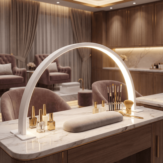 Salon LED Half-Moon Desk Lamp — 23″ (55 cm)