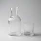 Bedside Glass Carafe + Cup Set (Clear)