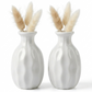 Mini Wavy Ceramic Vases – Set of 2