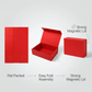 Red Magnetic Gift Boxes 3-Pack (33 × 25 × 12 cm)
