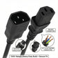 IEC C13 to C14 Power Extension Cable