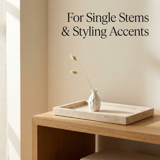 Mini Wavy Ceramic Vases – Set of 2