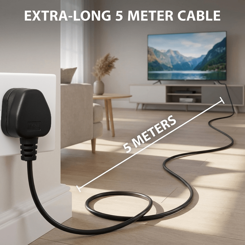 IEC C7 (Figure-8) UK Power Cable