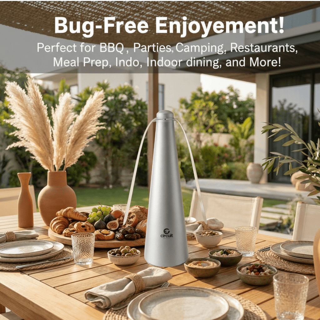 Fly repellent fan silver detail [silver]