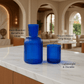Bedside Glass Carafe + Cup Set (Blue)