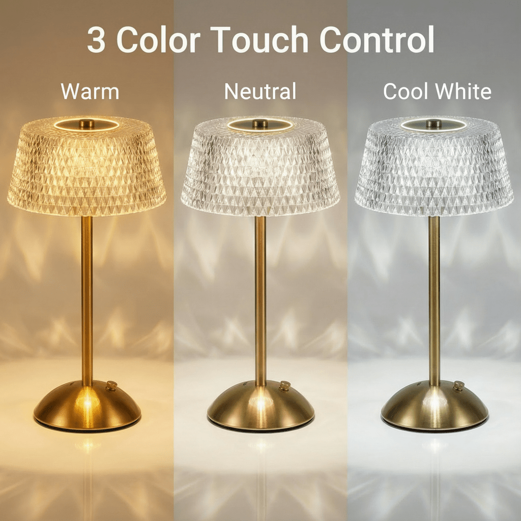 Rechargeable Elegant LED Table Lamp