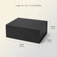 Black Magnetic Gift Boxes 2 OR 3-Pack (33 × 25 × 12 cm)