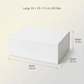 White Magnetic Gift Boxes 2 OR 3-Pack (33 × 25 × 12 cm)
