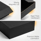 Black Magnetic Gift Boxes 2 OR 3-Pack (33 × 25 × 12 cm)