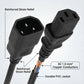 IEC C13 to C14 Power Extension Cable