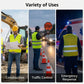 Reflective Safety Vests — 5 Pack