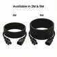 IEC C14 to C15 Heavy Duty Power Cable (2M OR 5M Length)