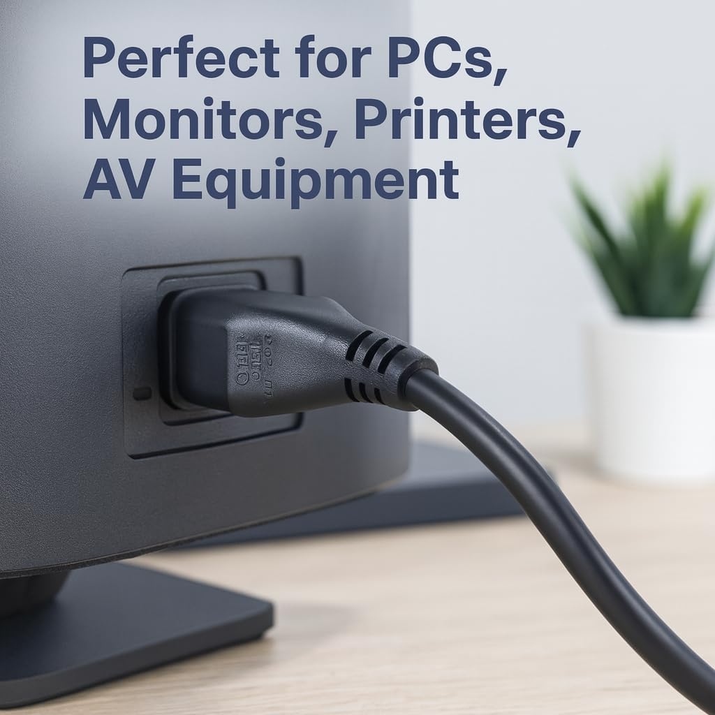 C13 Power Cable UK Plug