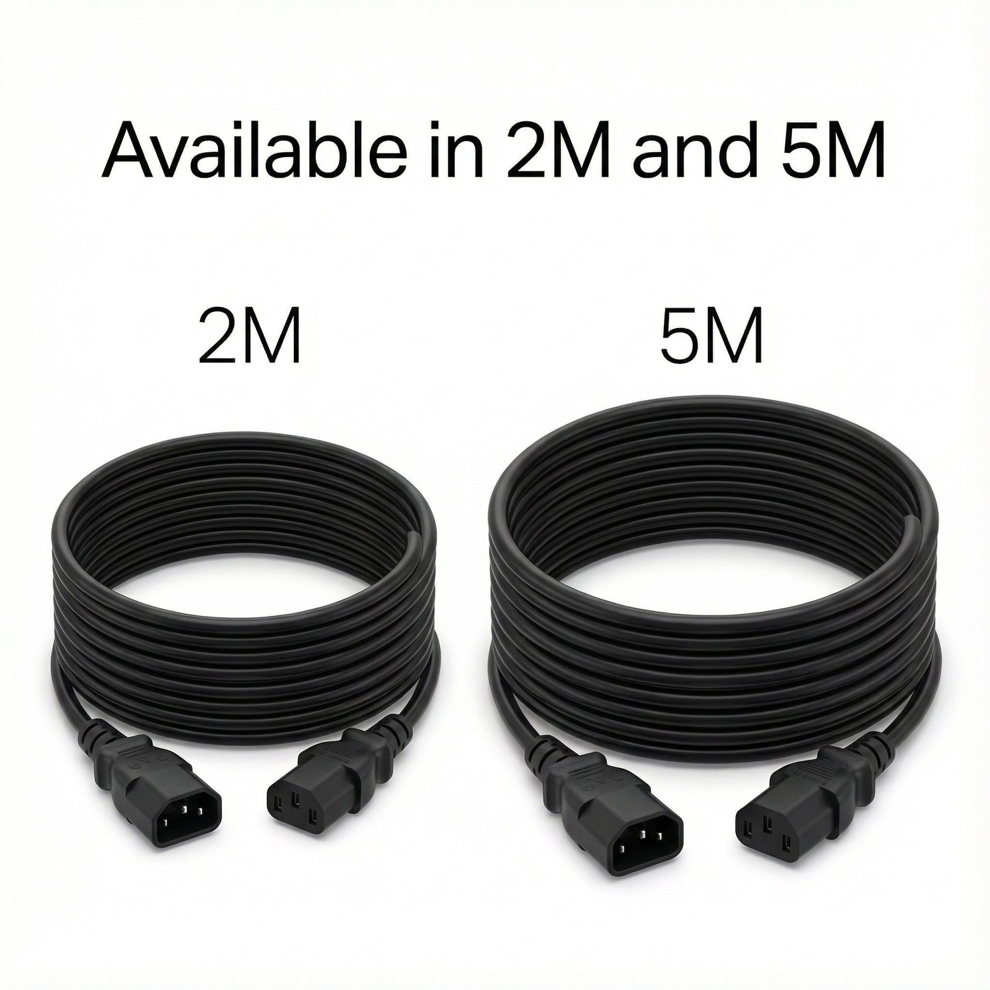 IEC C13 to C14 Power Extension Cable