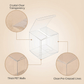 Clear Gift & Favor Boxes 50 OR 100 Pack (5 × 5 × 5 cm)