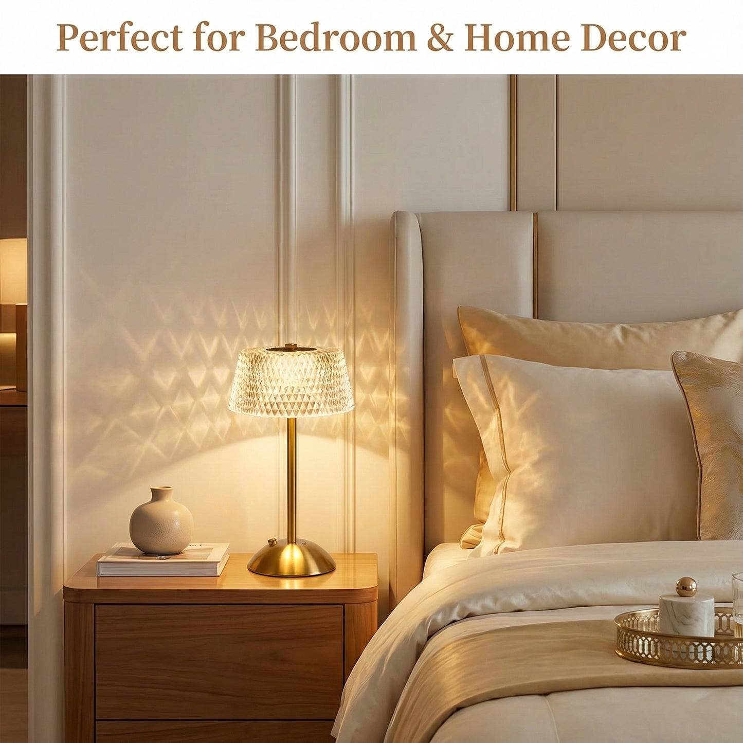 Rechargeable Elegant LED Table Lamp