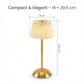 Rechargeable Pleated Table Lamp