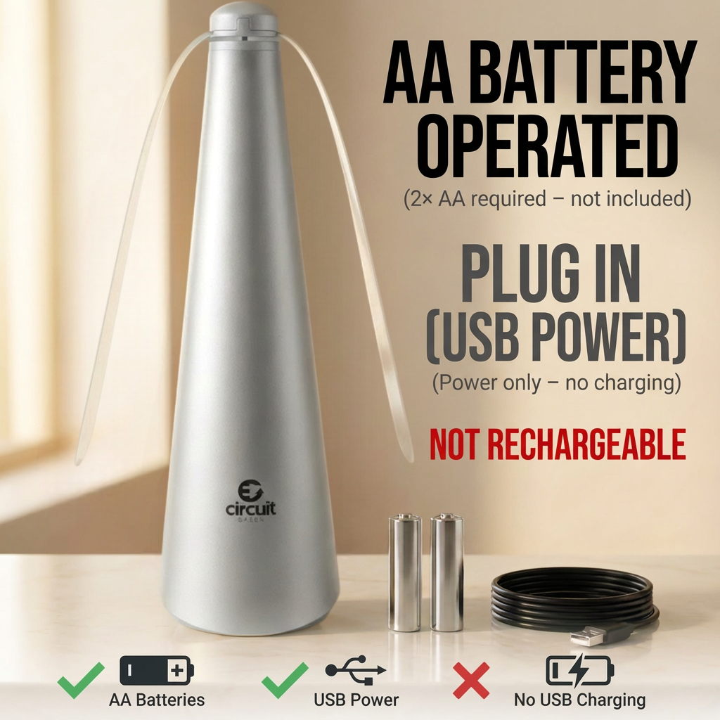 Fly repellent fan silver detail [silver]