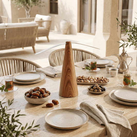 Fly Repellent Fan - Wood Grain