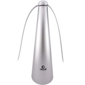 CIRCUIT GREEN Fly Repellent Table Fan – Silver, Portable, Quiet USB or Battery Powered